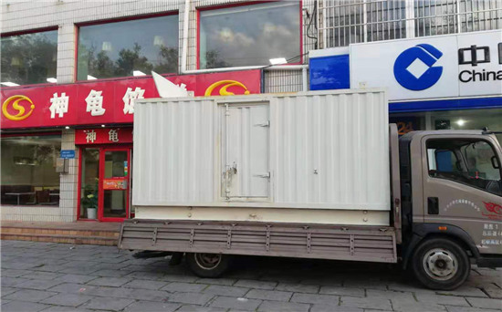 三才镇出租发电机施工案例